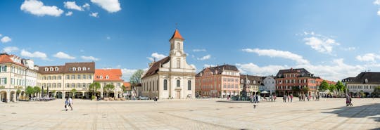 Guided history tour with tower woman in Ludwigsburg