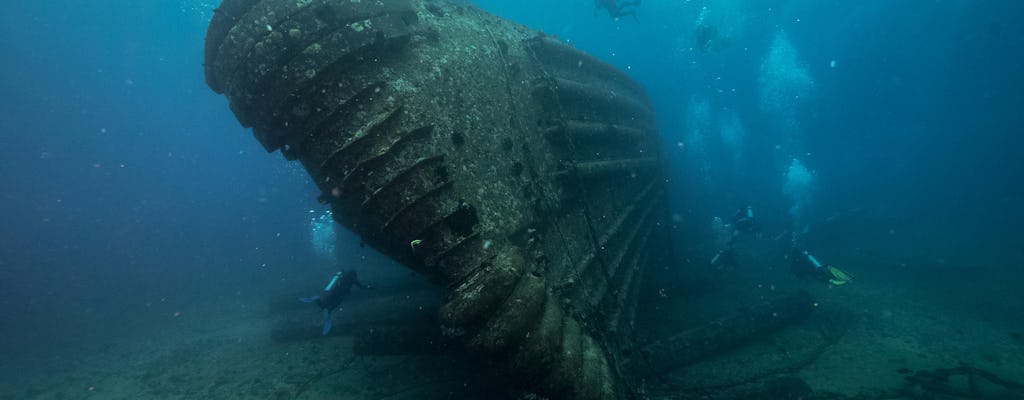 Oahu wreck and reef diving or snorkeling tour