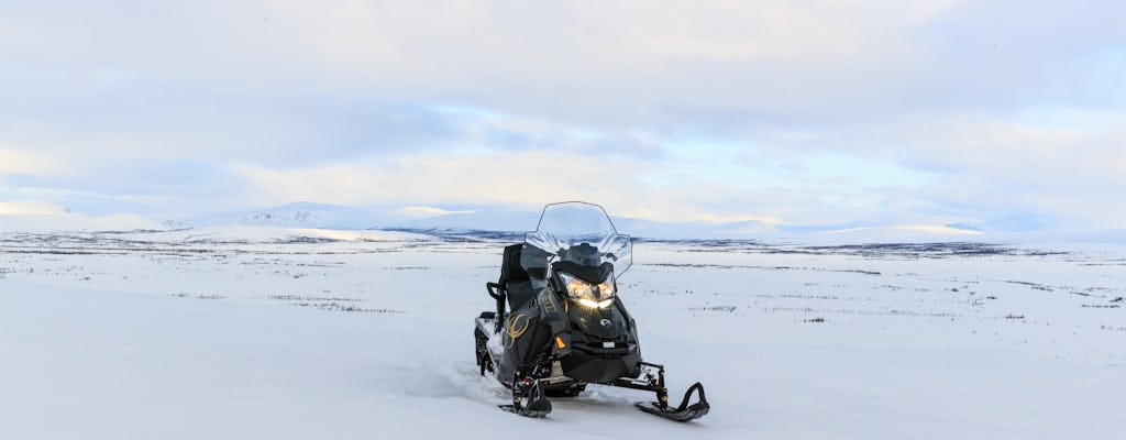 Gran safari en moto de nieve de 70 km en Rovaniemi
