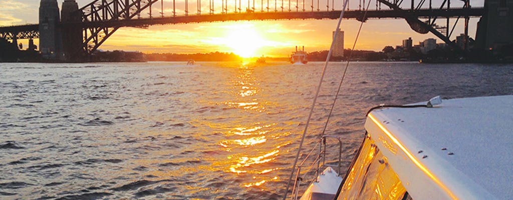 Sunset and sparkle harbor cruise