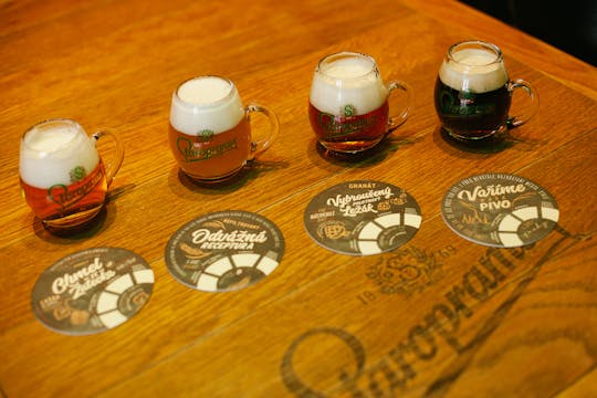 El secreto de la cerveza: espectáculo audiovisual y degustación en Praga