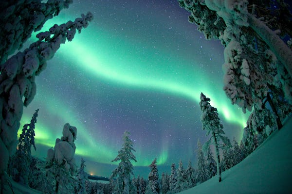 Caccia fotografica per l'aurora boreale