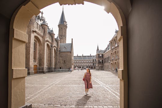 Passeio a pé romântico em Haia