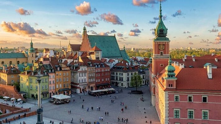 Visite autoguidée avec jeu interactif de la ville de Varsovie