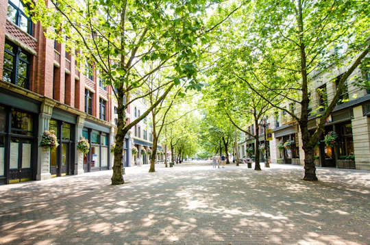 Historical downtown Seattle exploration game and tour