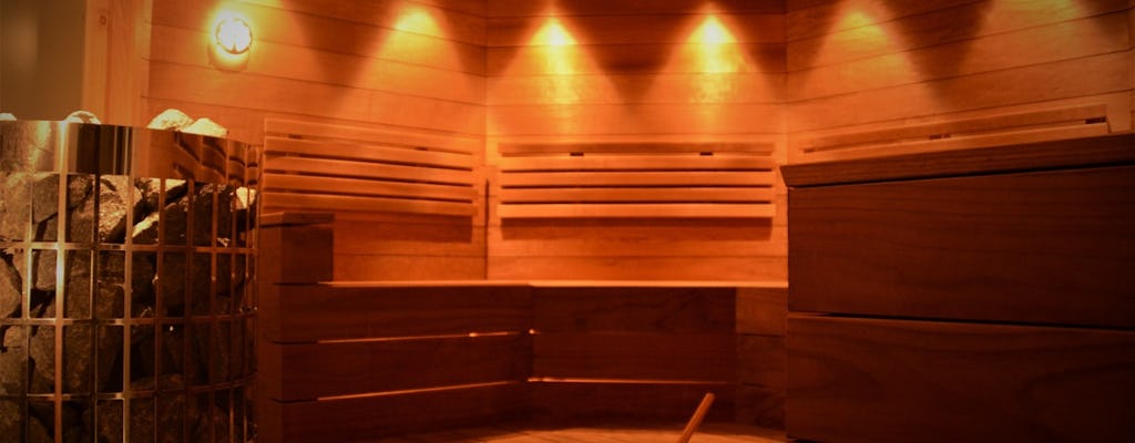 Sauna w ośrodku Apukka