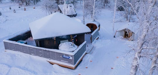 Lakeside sauna and Arctic bath experience in Rovaniemi