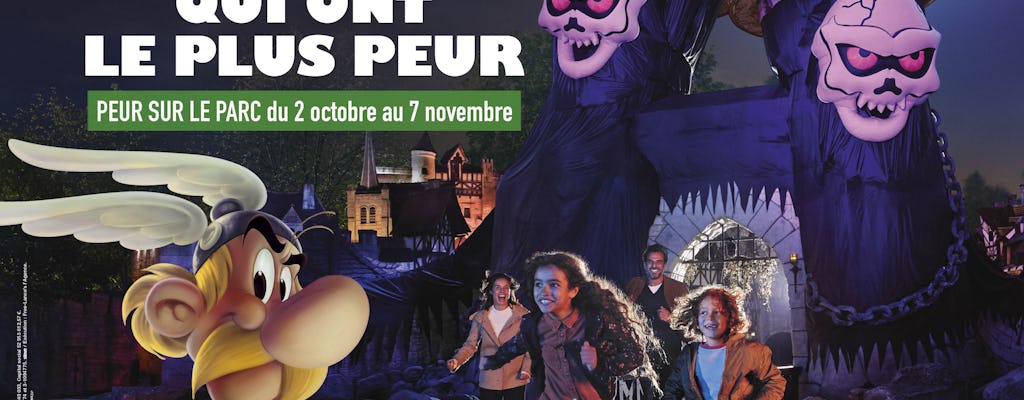 Halloween 2021 entrance tickets to Parc Astérix Paris