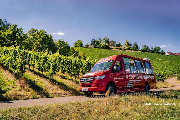 24-uurs hop-on hop-off bustour door Stuttgart - blauwe en wijnroute