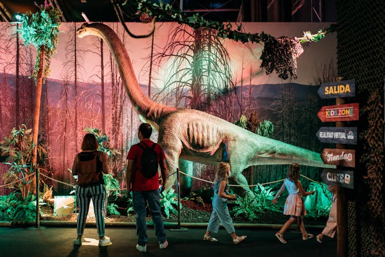 Dino World exhibition skip-the-line ticket with audioguide