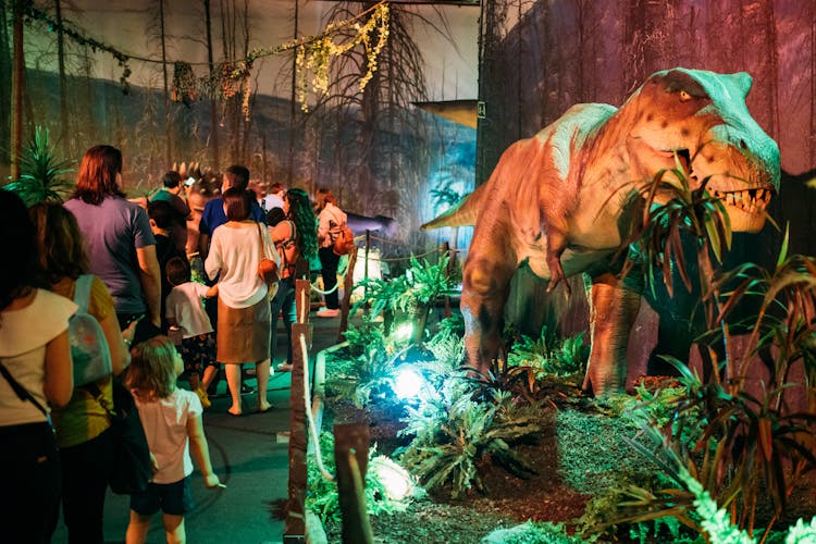 Dino World exhibition skip-the-line ticket with audioguide