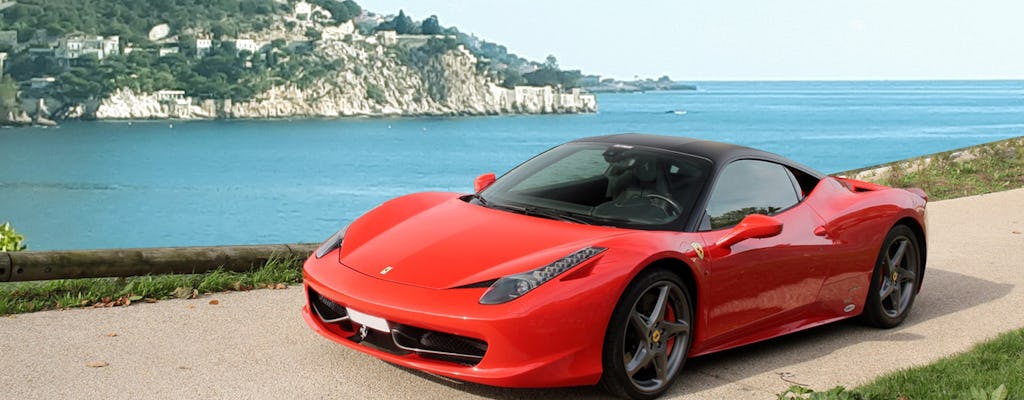 Ferrari drive on the French Riviera