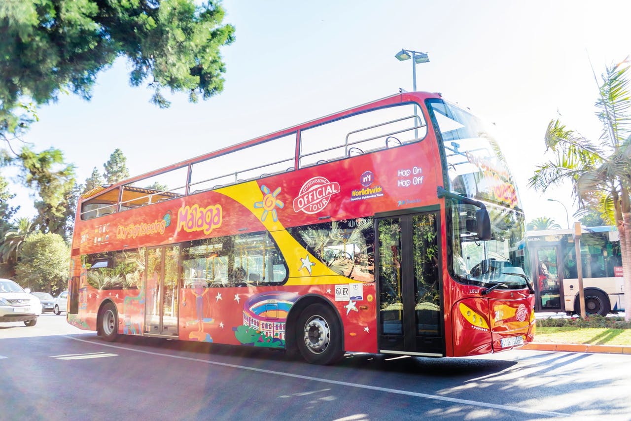 City Sightseeing Malaga Experience with 24-hour hop-on hop-off bus