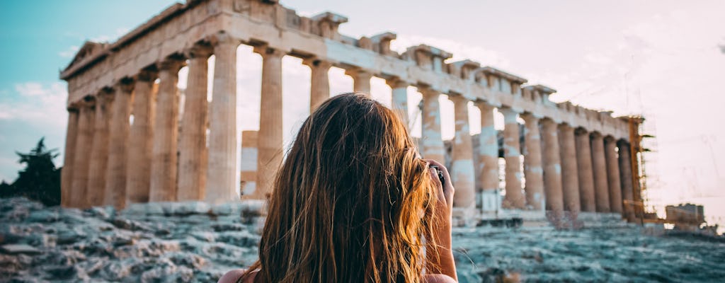 Self-guided sightseeing half-day tour Athens