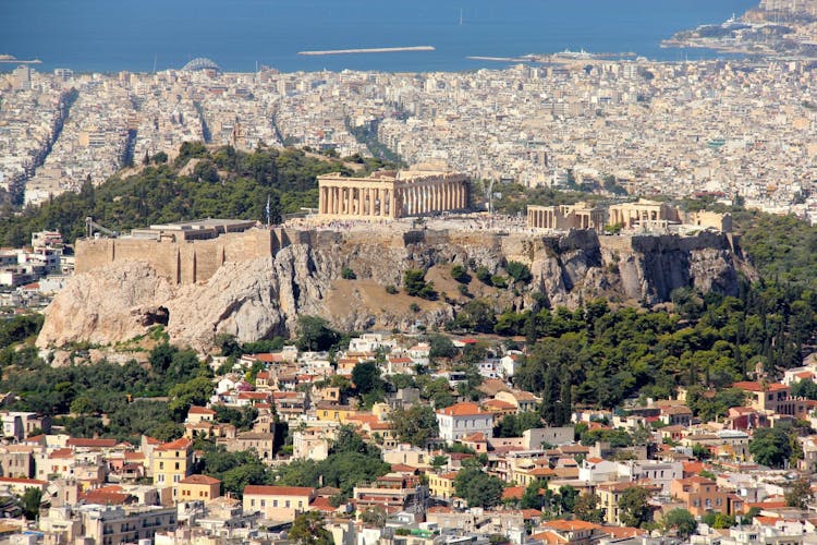 Self-guided sightseeing half-day tour Athens