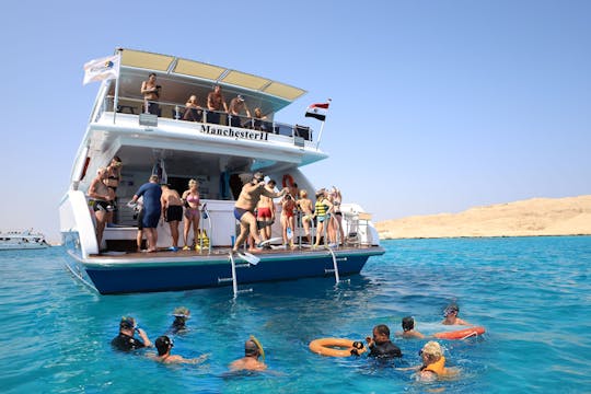 Viaje al mar Rojo e isla con almuerzo desde Hurghada