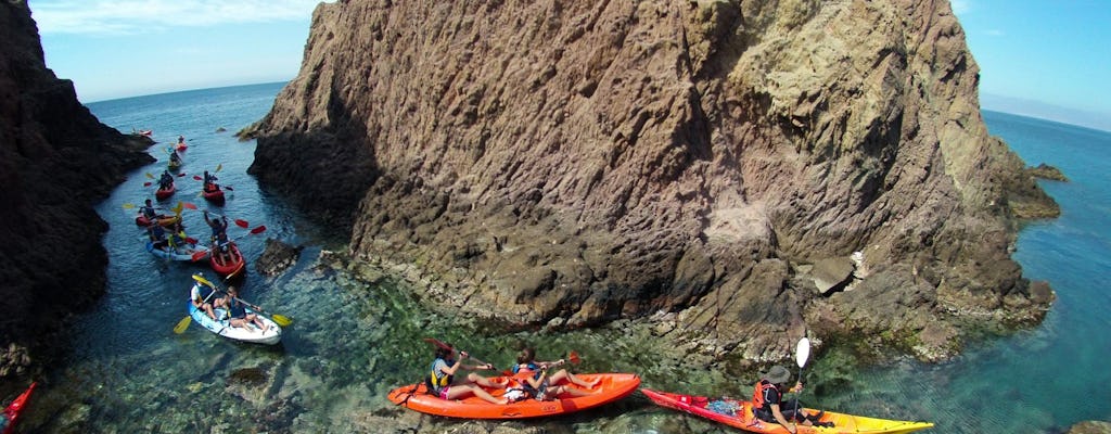 Tour in kayak e snorkeling del Parco Naturale Cabo de Gata