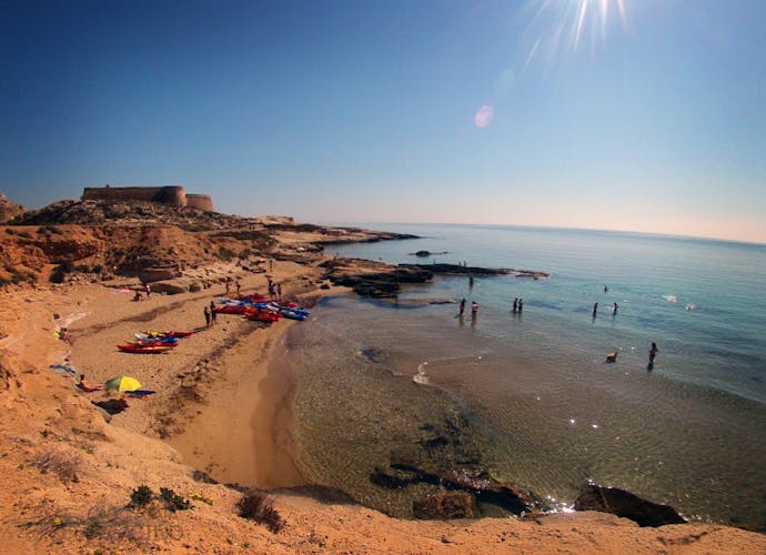 Cabo de Gata Natural Park kayak and snorkeling tour