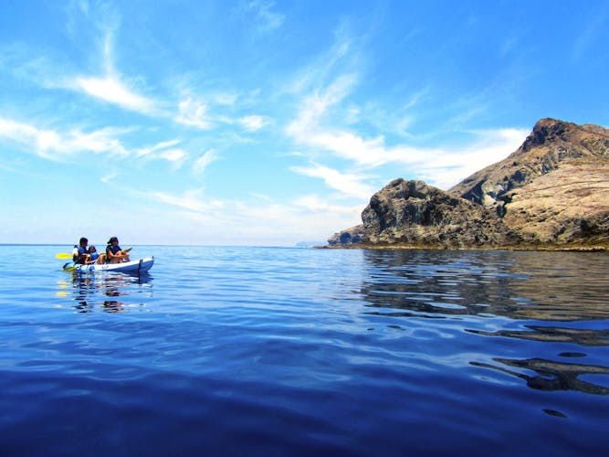 Cabo de Gata Natural Park kayak and snorkeling tour