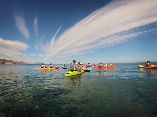 Cabo de Gata Natural Park kayak and snorkeling tour