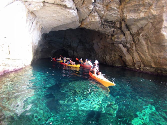 Cabo de Gata Natural Park kayak and snorkeling tour