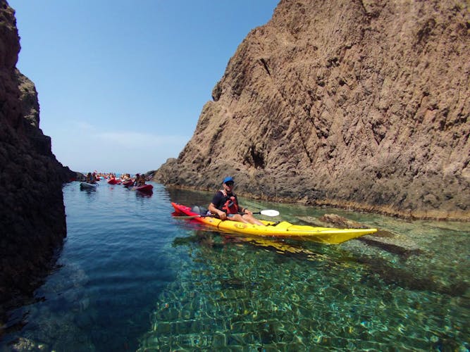 Cabo de Gata Natural Park kayak and snorkeling tour