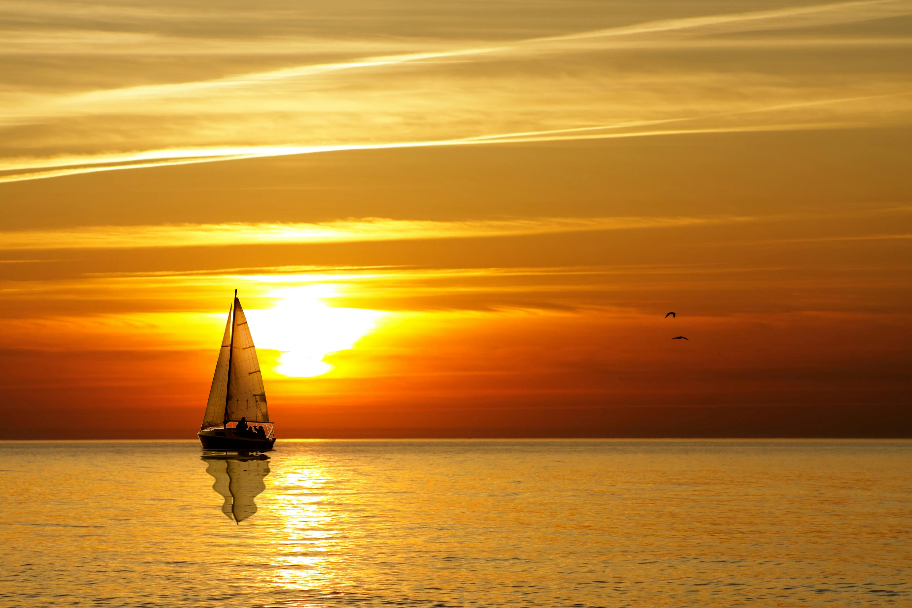 Champagne sunset sail from Cruz Bay