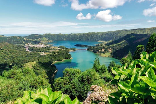 Randonnée en VTT à la caldeira de Sete Cidades