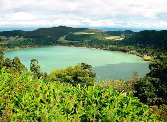 Randonnée en VTT de la Lagoa de Furnas à Caldeiras