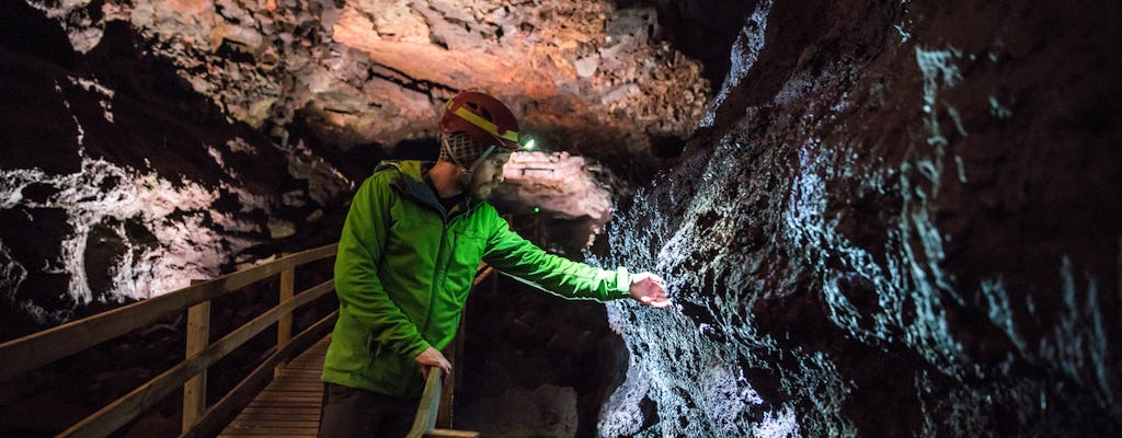 Reykjavik tour met kleine groepen naar Silver Circle en Vidgelmir lavagrotbezoek