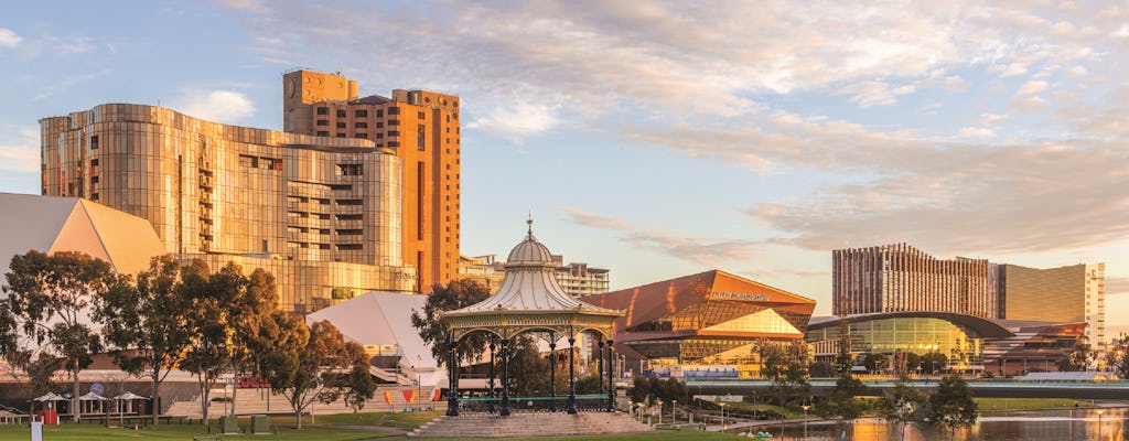 A cidade de Adelaide destaca a excursão de meio dia