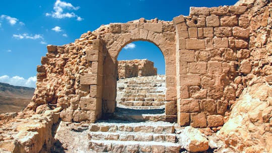 Tour di un'intera giornata a Masada e Mar Morto da Netanya