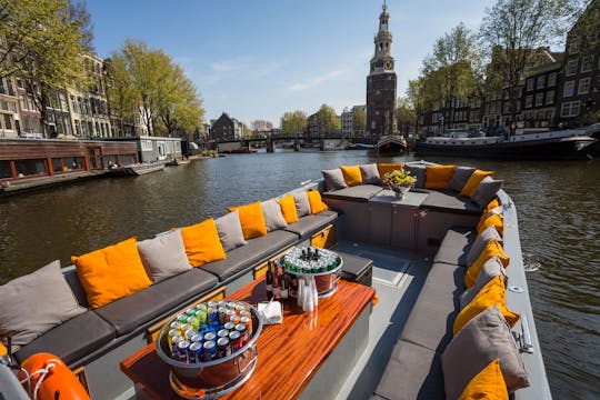Croisière de luxe sur les canaux d'Amsterdam avec boissons