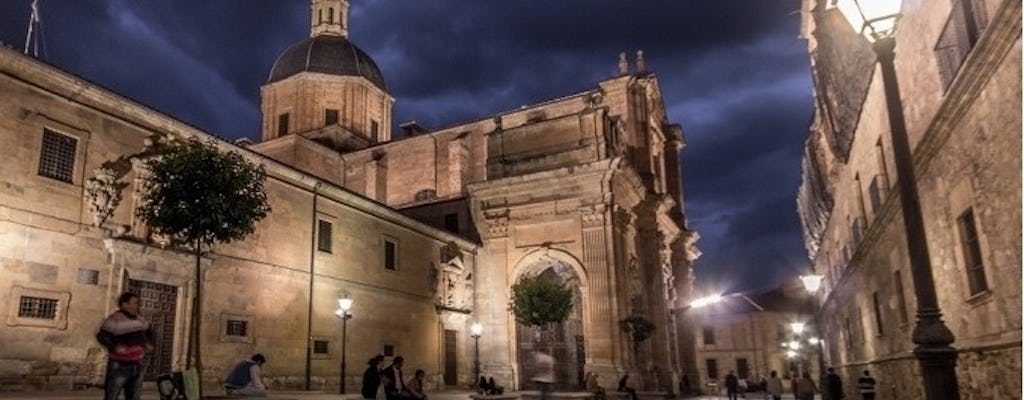 Visite privée à pied de Salamanque de nuit