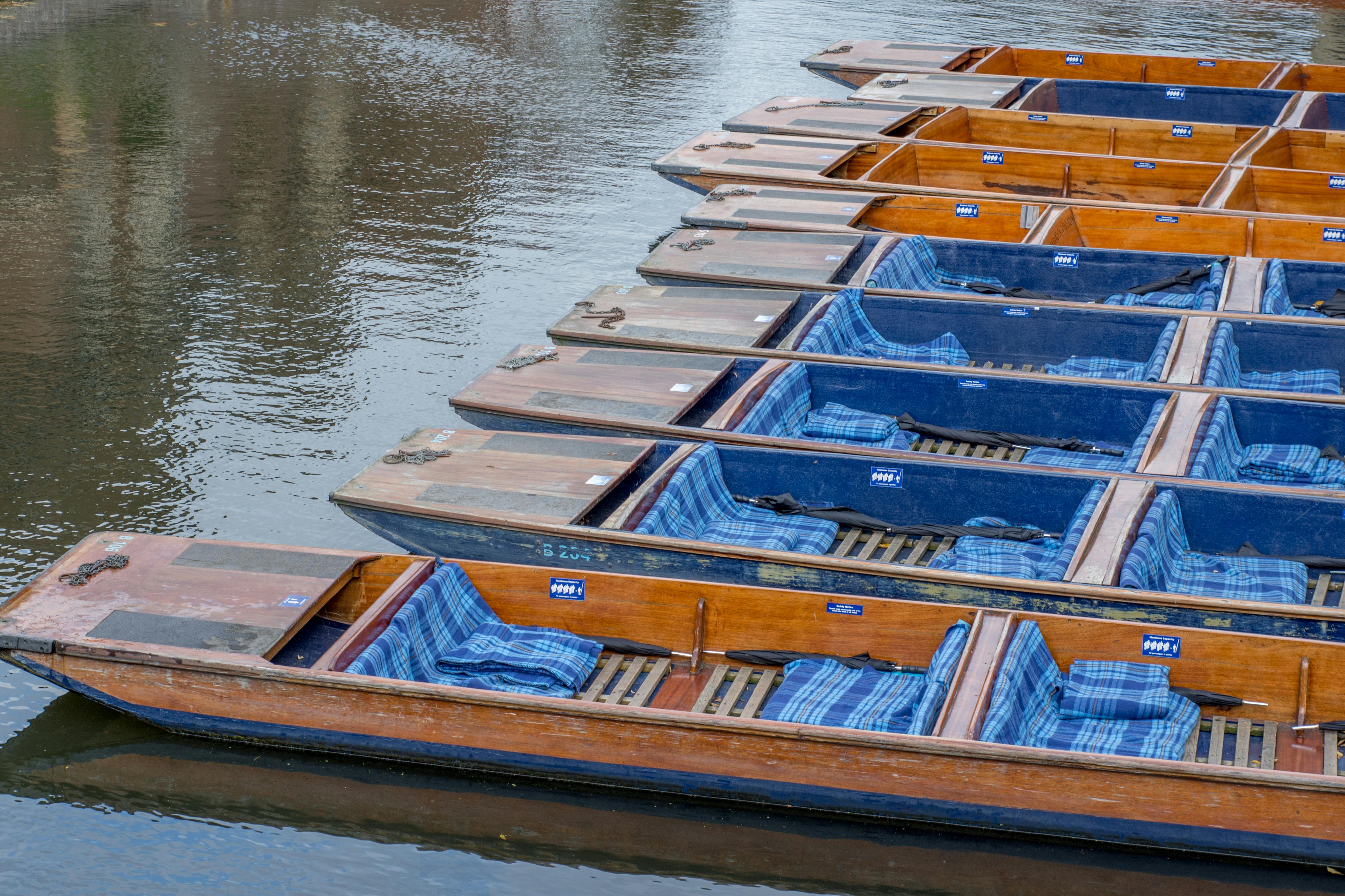 Visite guidée à distance de Cambridge en barque par des étudiants