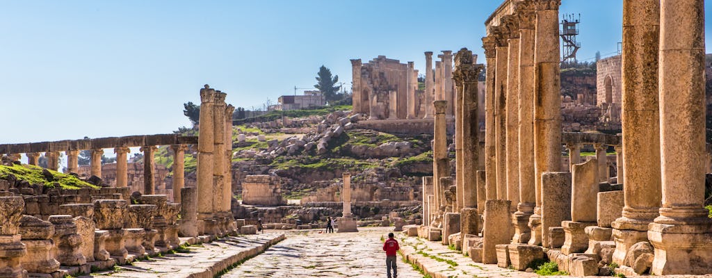 Tour dell'antico castello di Jerash e Ajloun dal Mar Morto