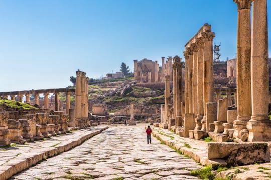 Tour of the ancient Jerash and Ajloun castle from the Dead Sea