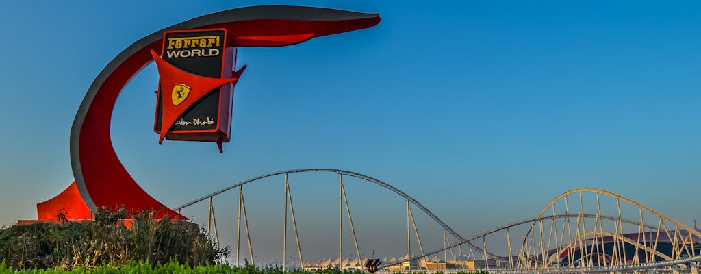 Ferrari World Abu Dhabi entrance ticket with meal