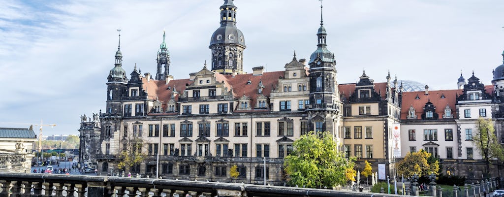 Historische wandeltocht en bezoek aan de schatkamer in Dresden