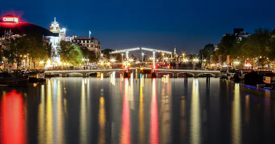Croisière à travers le Festival des Lumières d'Amsterdam