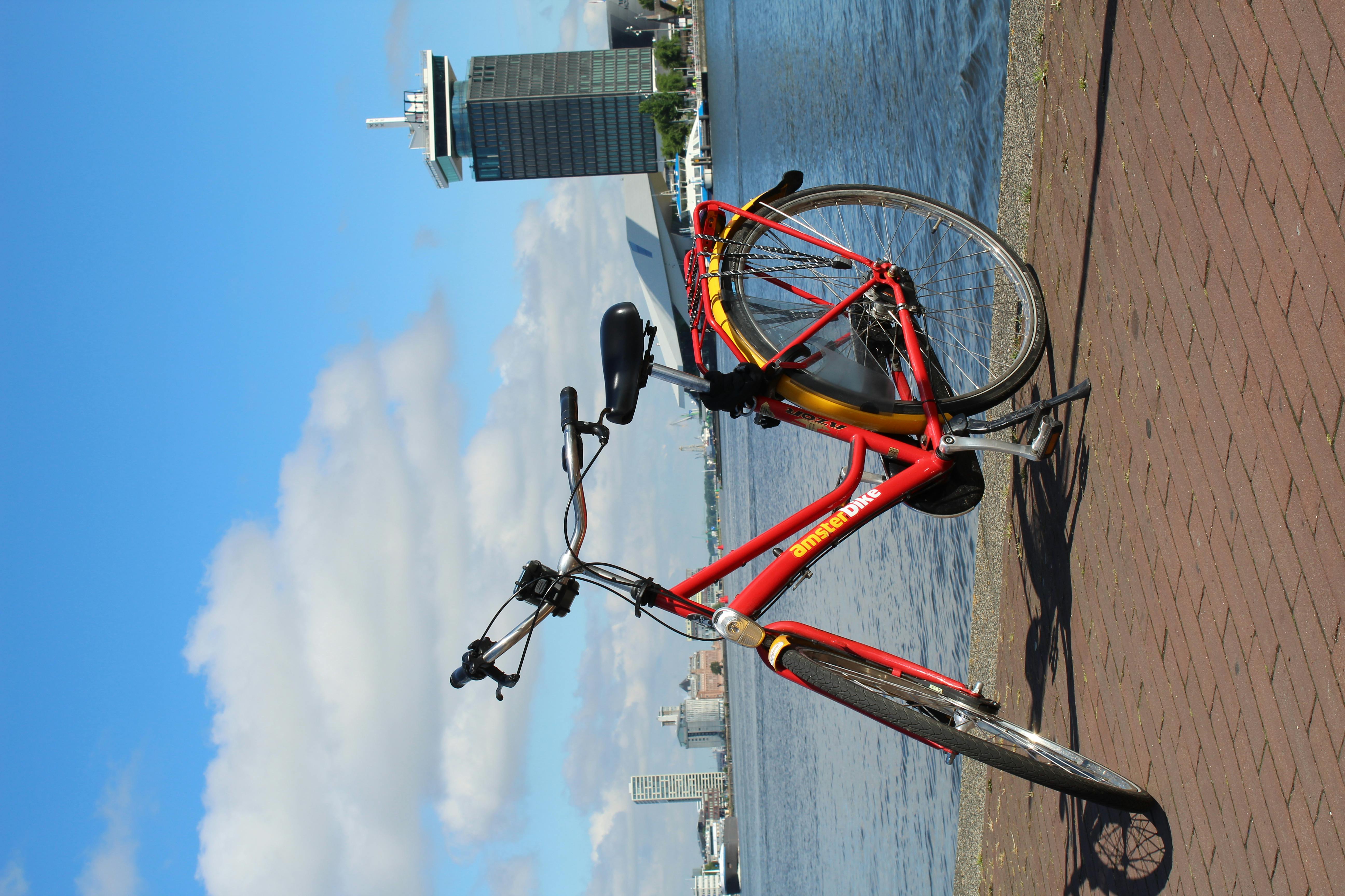 Location de vélo de 3 jours à Amsterdam avec plan de la ville