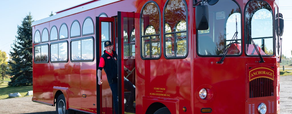 Deluxe city trolley tour in Anchorage
