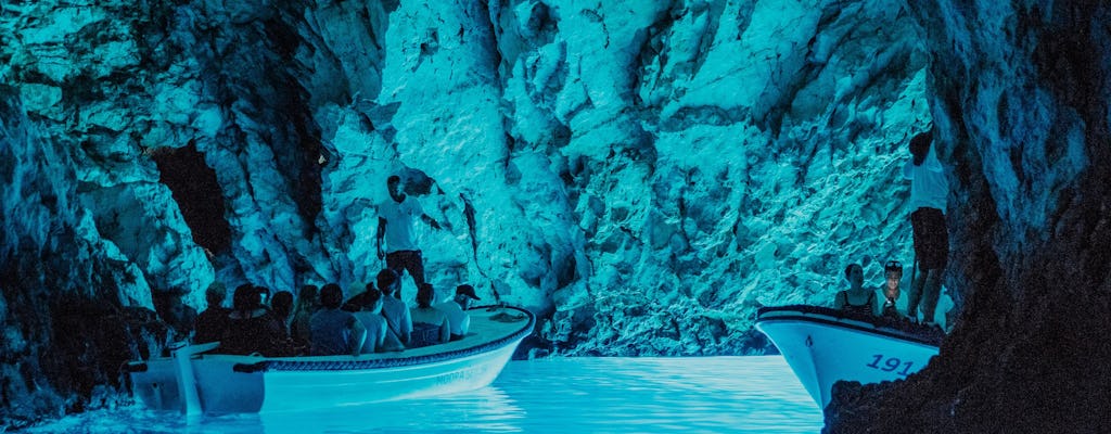 Excursion à la grotte bleue et aux 5 îles de Hvar au départ de Split