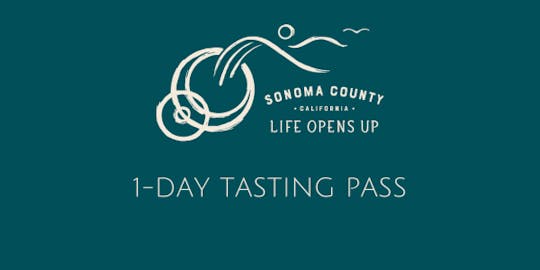 Pass di degustazione di 1 giorno della contea di Sonoma