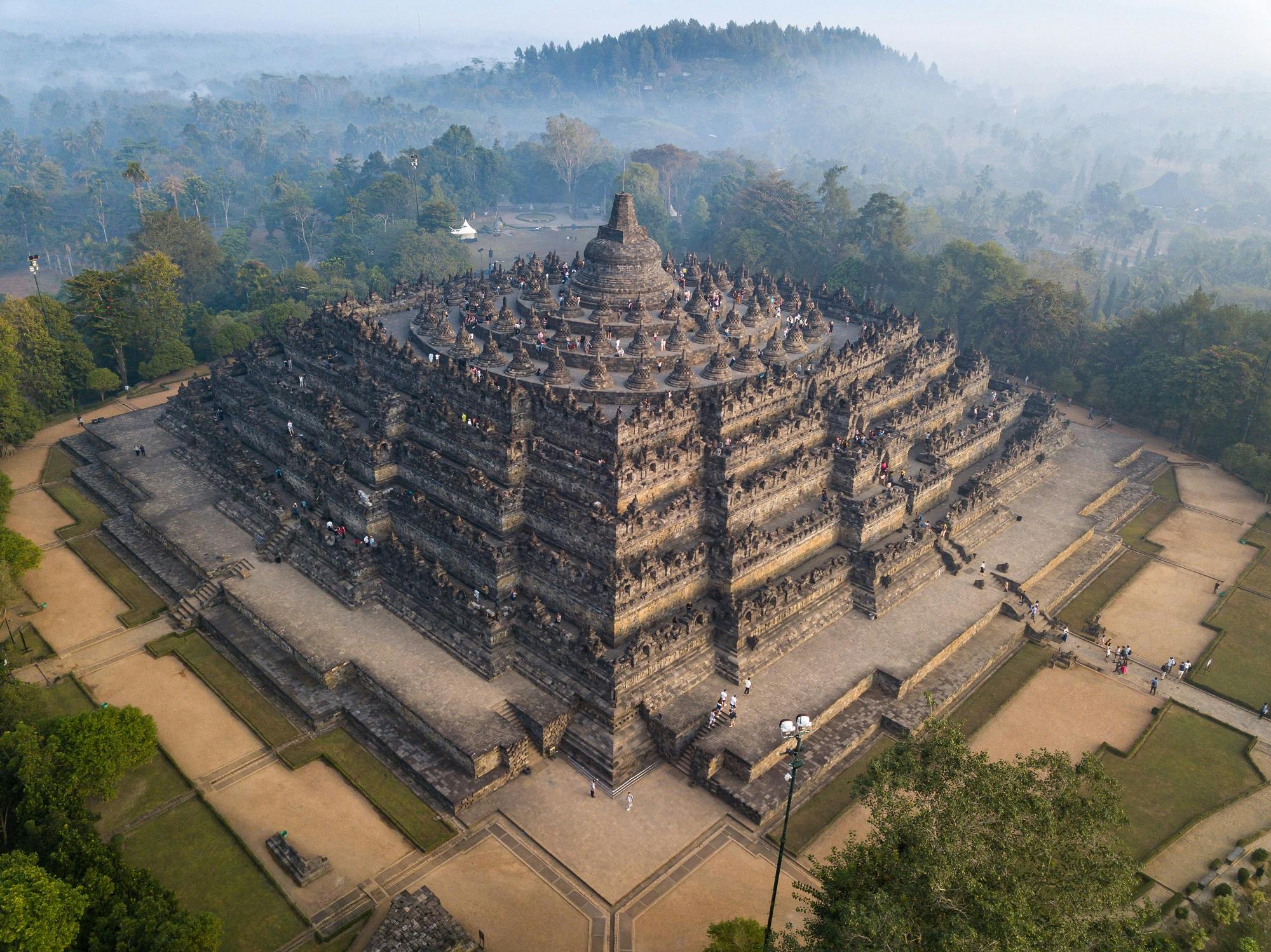 Eintrittskarte für den buddhistischen Tempel Borobudur