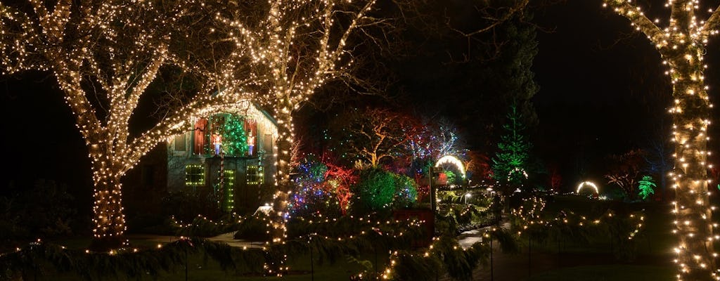 Christmas guided tour of Victoria and the Butchart Gardens