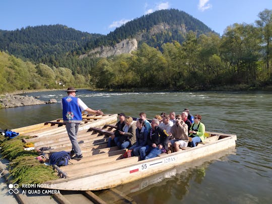 Rafting nella gola del fiume Dunajec e gita di un'intera giornata al picco di Gubalowka da Cracovia