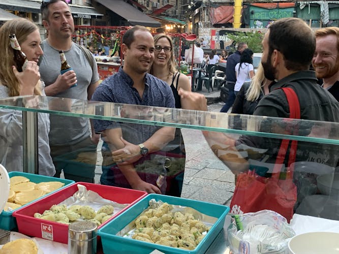 Evening street food tour of Palermo