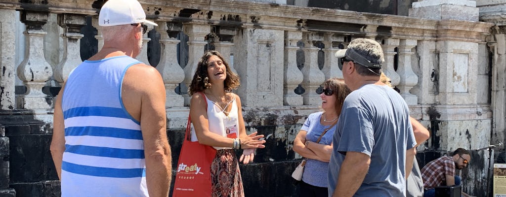 Excursão matinal de comida de rua em Catania