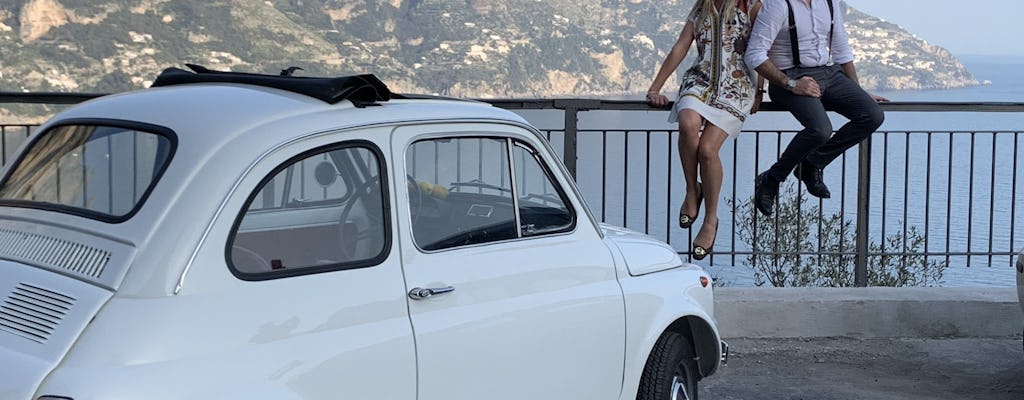 Visite privée en voiture vintage de la côte amalfitaine avec un chauffeur-guide